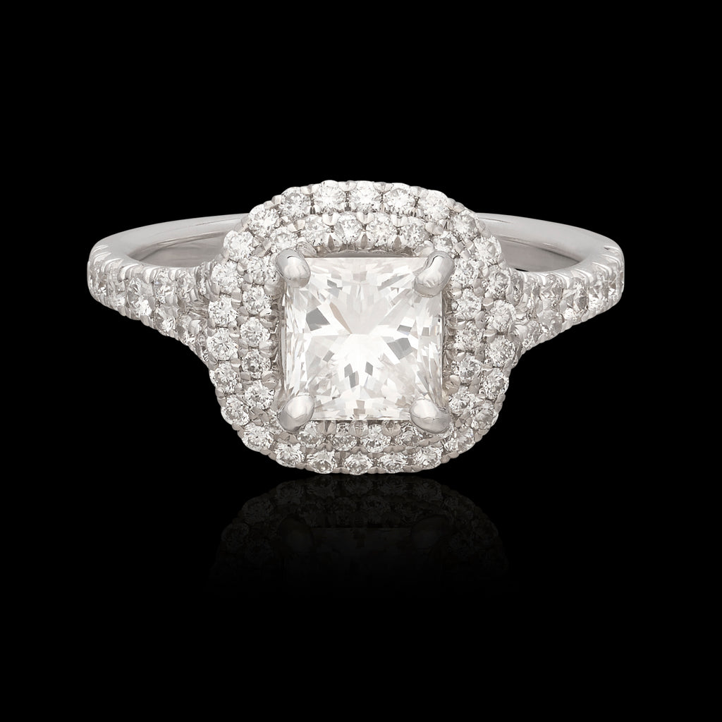 1.21ct Princess Cut Diamond Ring