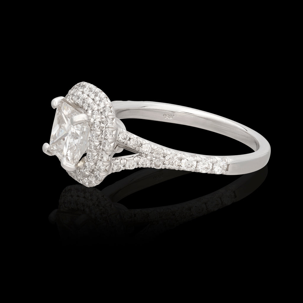 1.21ct Princess Cut Diamond Ring