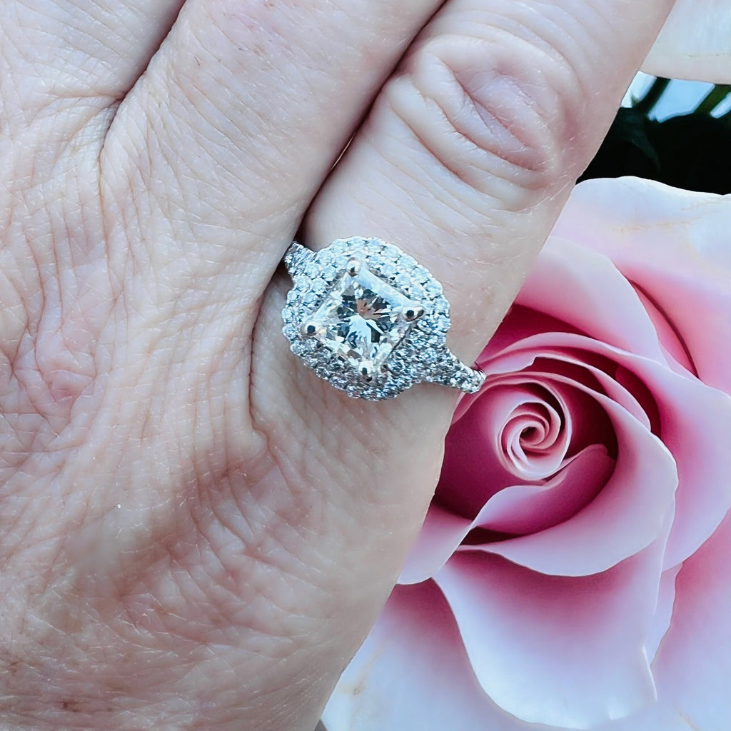 1.21ct Princess Cut Diamond Ring