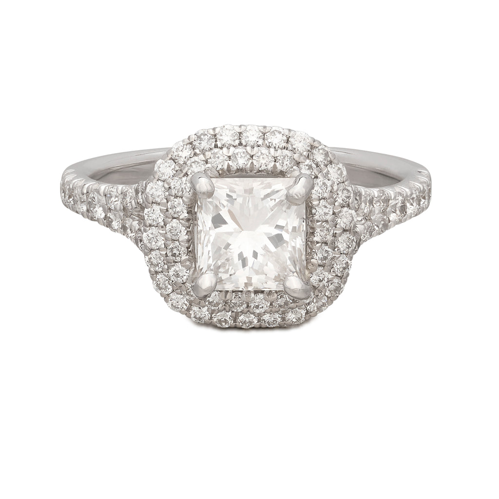 1.21ct Princess Cut Diamond Ring