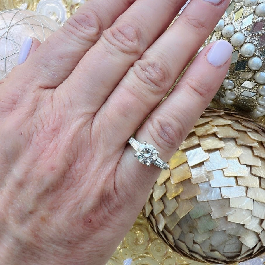 Cartier 1.51-ct. H/VS1 Diamond & Platinum Engagement Ring