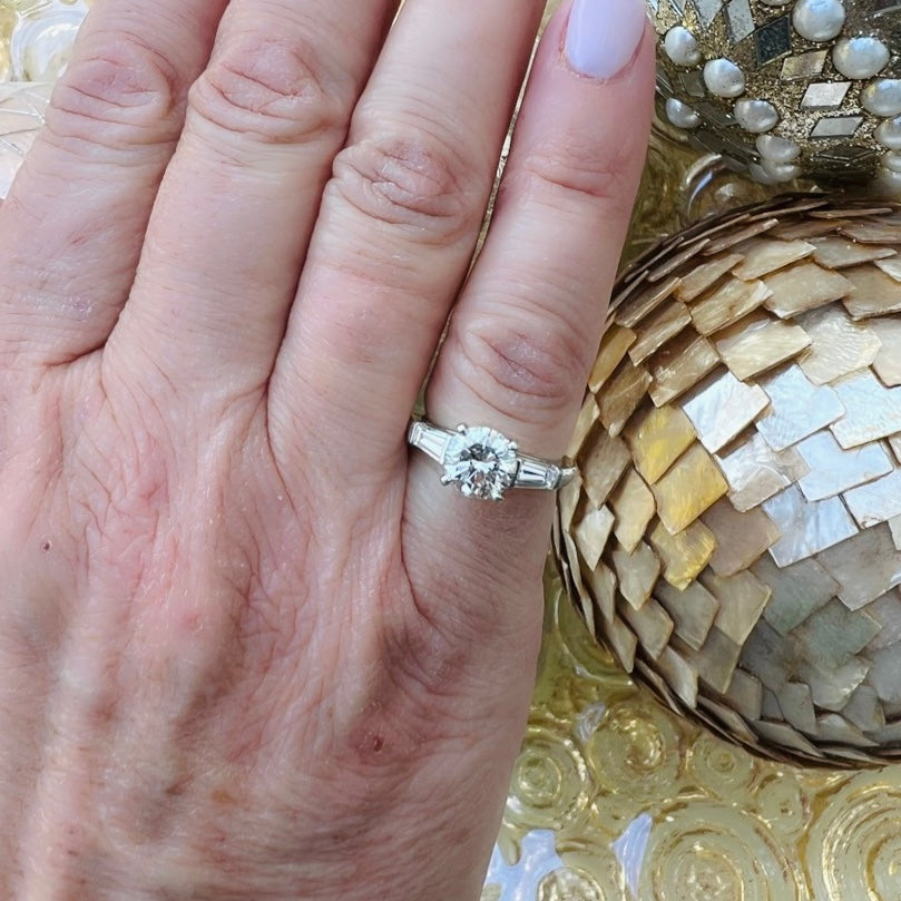 Cartier 1.51-ct. H/VS1 Diamond & Platinum Engagement Ring