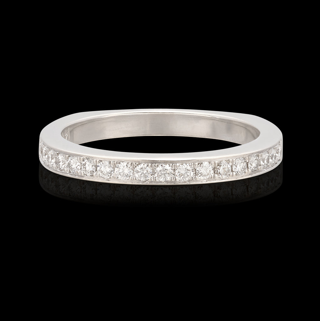 Unique Platinum & Diamond Band Ring