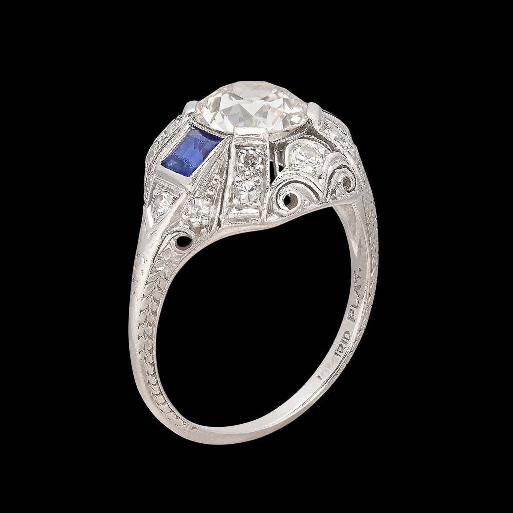 Antique Old European Cut Diamond Ring, circa early 1900's