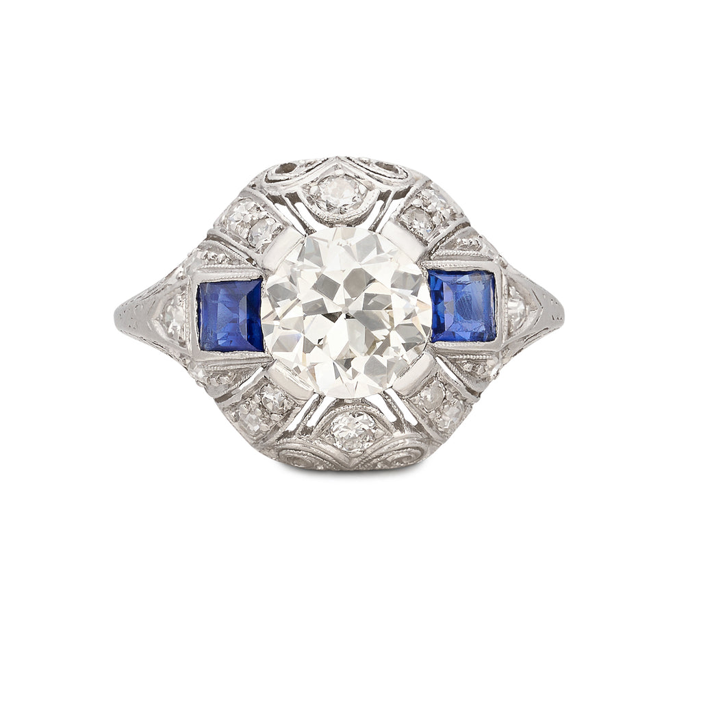 Antique Old European Cut Diamond Ring, circa early 1900's