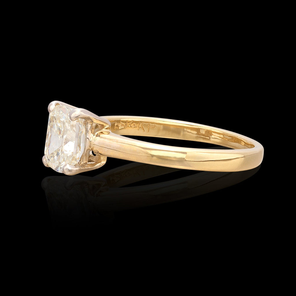 1.50-ct. Cushion Diamond & 14k Gold Engagement Ring