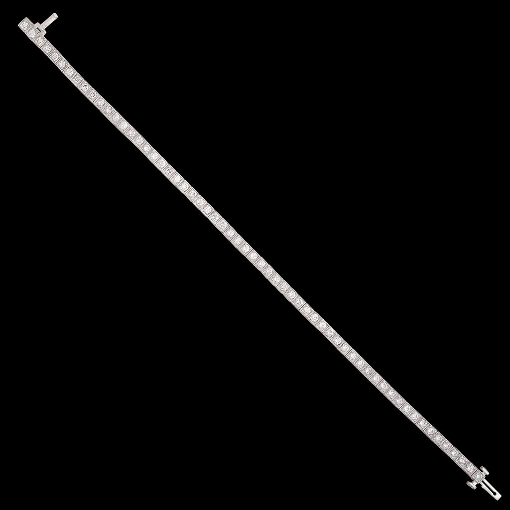 Sophia D. Diamond and Platinum Line Bracelet