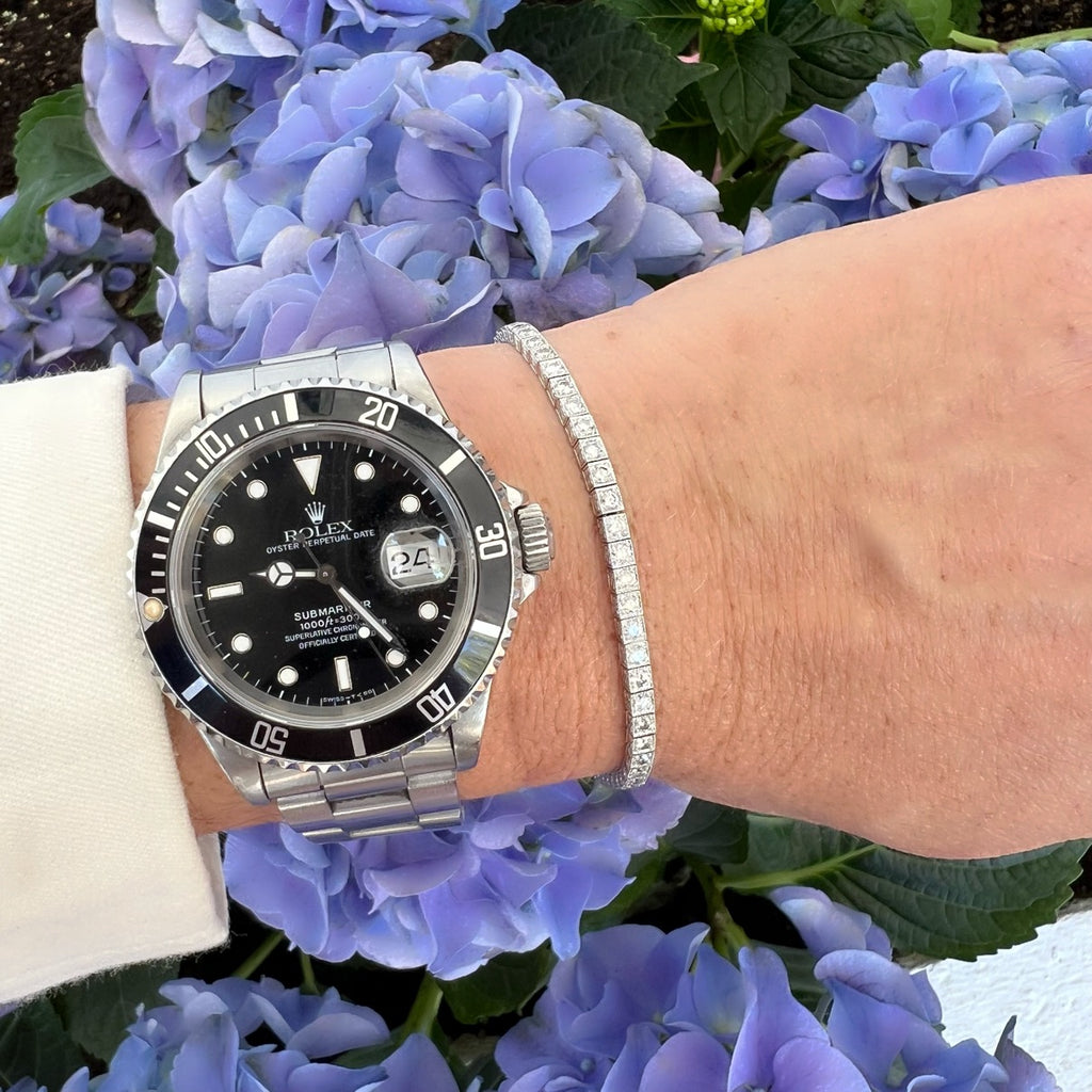 Sophia D. Diamond and Platinum Line Bracelet