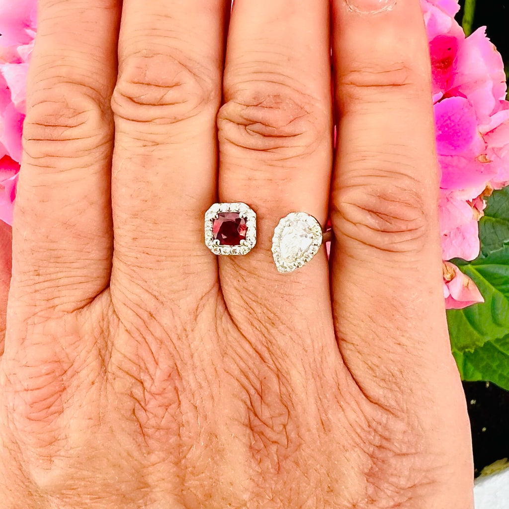 Toi Et Moi Ruby & Diamond Ring