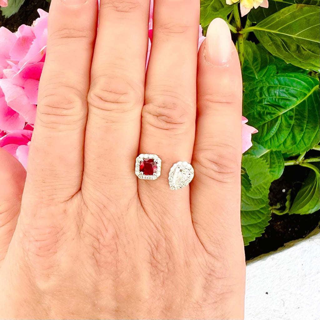 Toi Et Moi Ruby & Diamond Ring