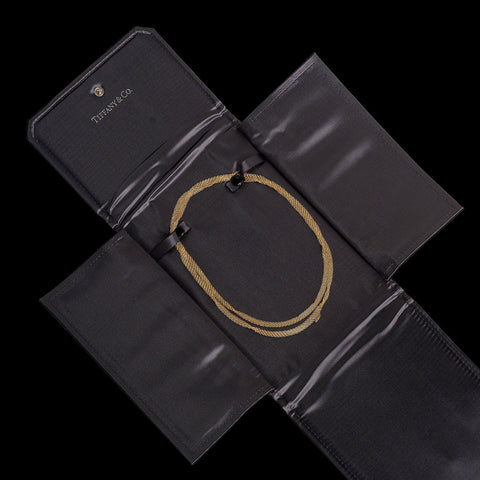 Tiffany & Co. 18k Gold Mesh Necklace by Elsa Peretti