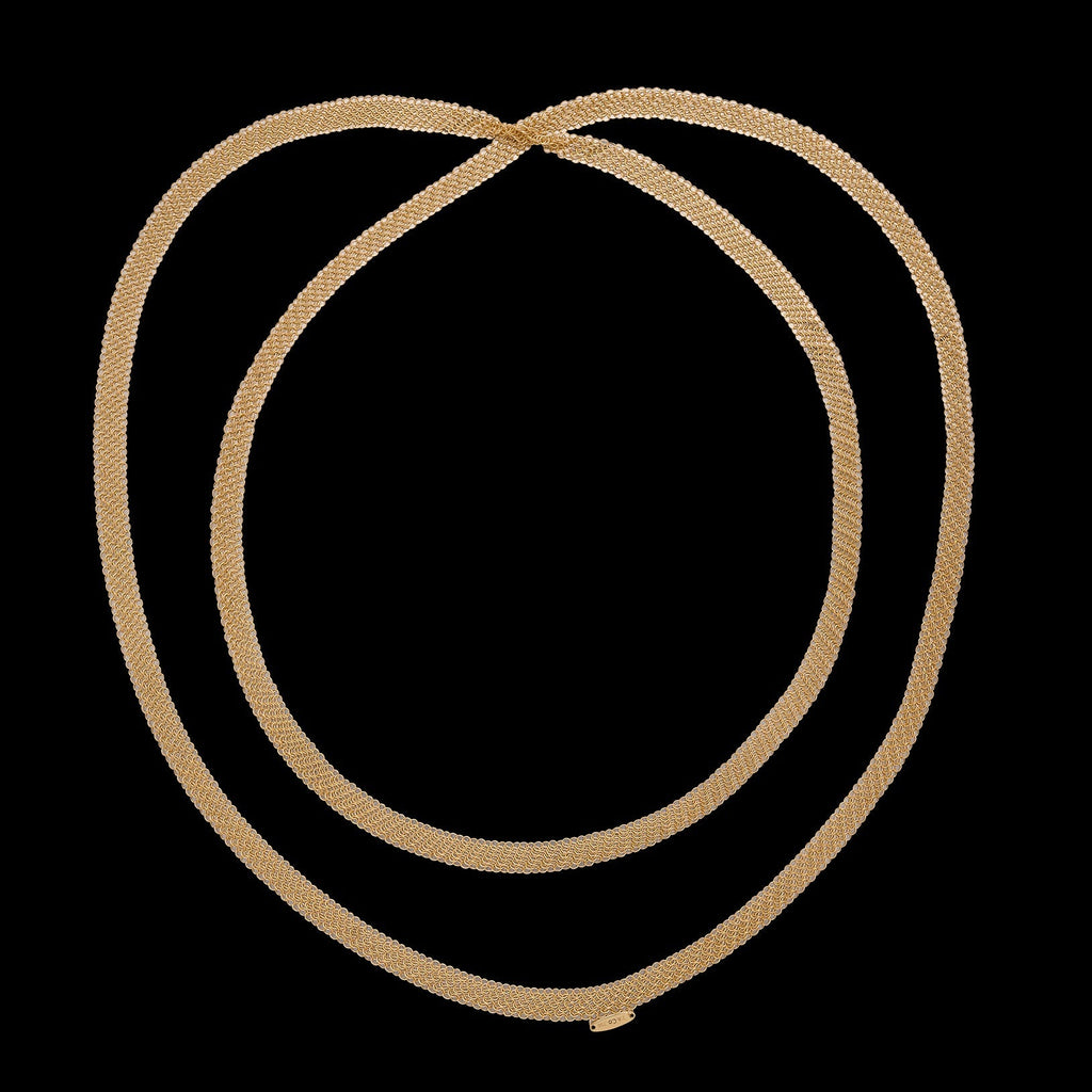 Tiffany & Co. 18k Gold Mesh Necklace by Elsa Peretti