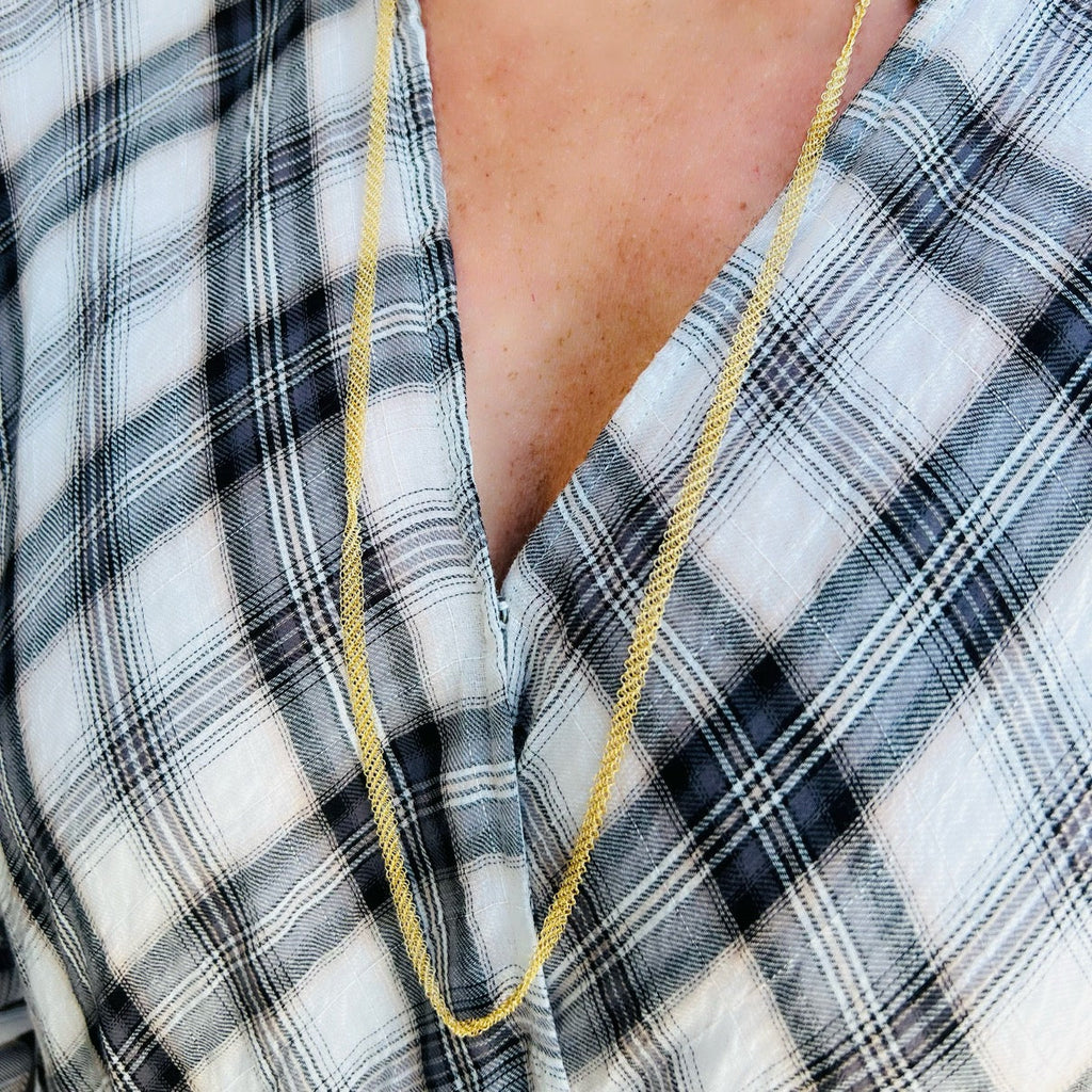 Tiffany & Co. 18k Gold Mesh Necklace by Elsa Peretti