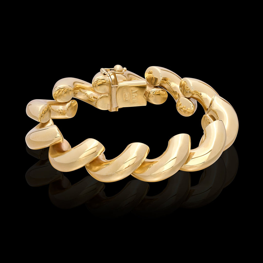Italian 14k Gold San Marco Bracelet