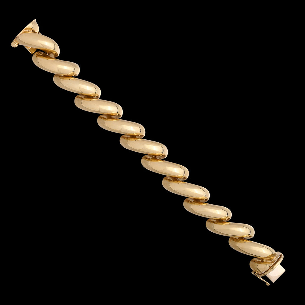 Italian 14k Gold San Marco Bracelet
