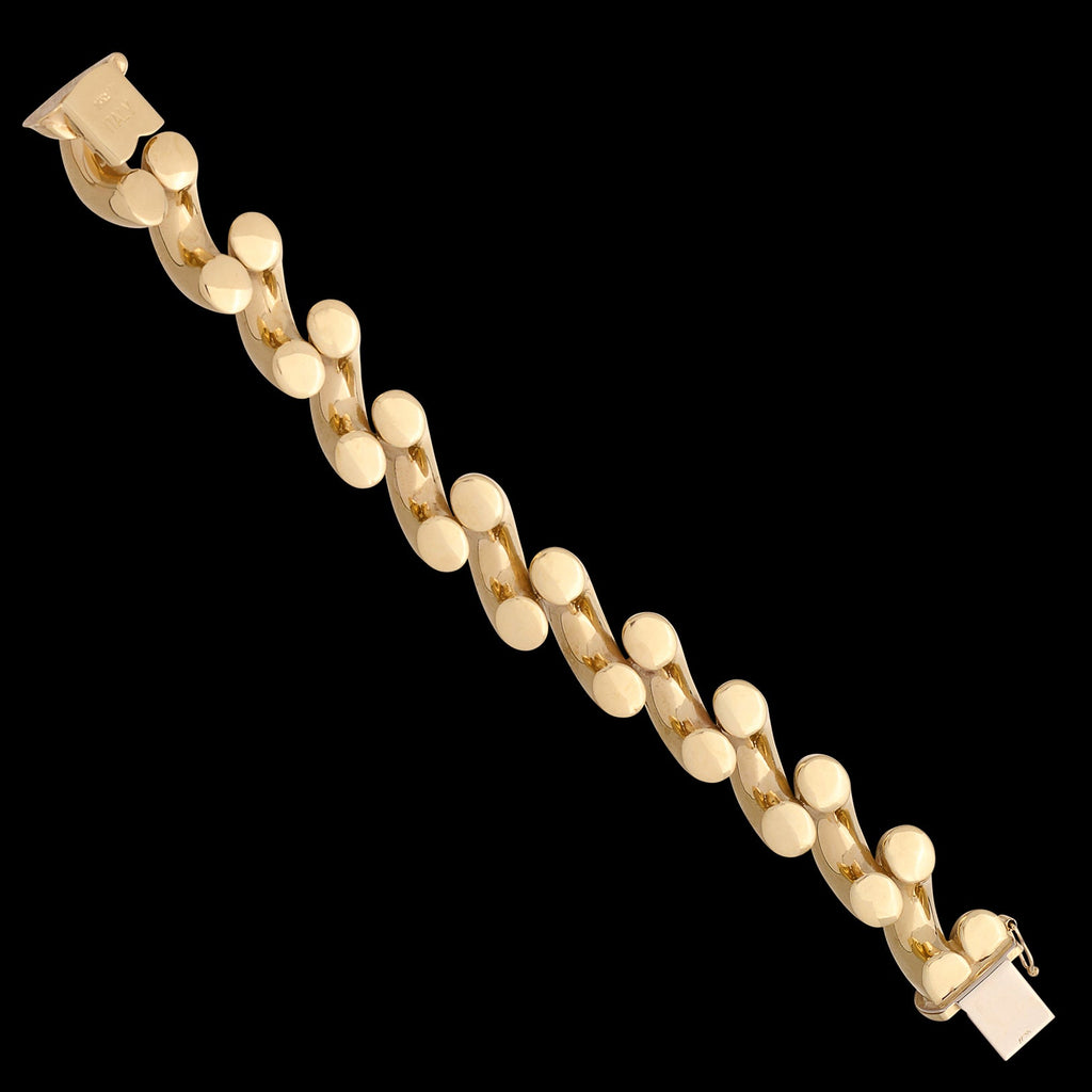 Italian 14k Gold San Marco Bracelet