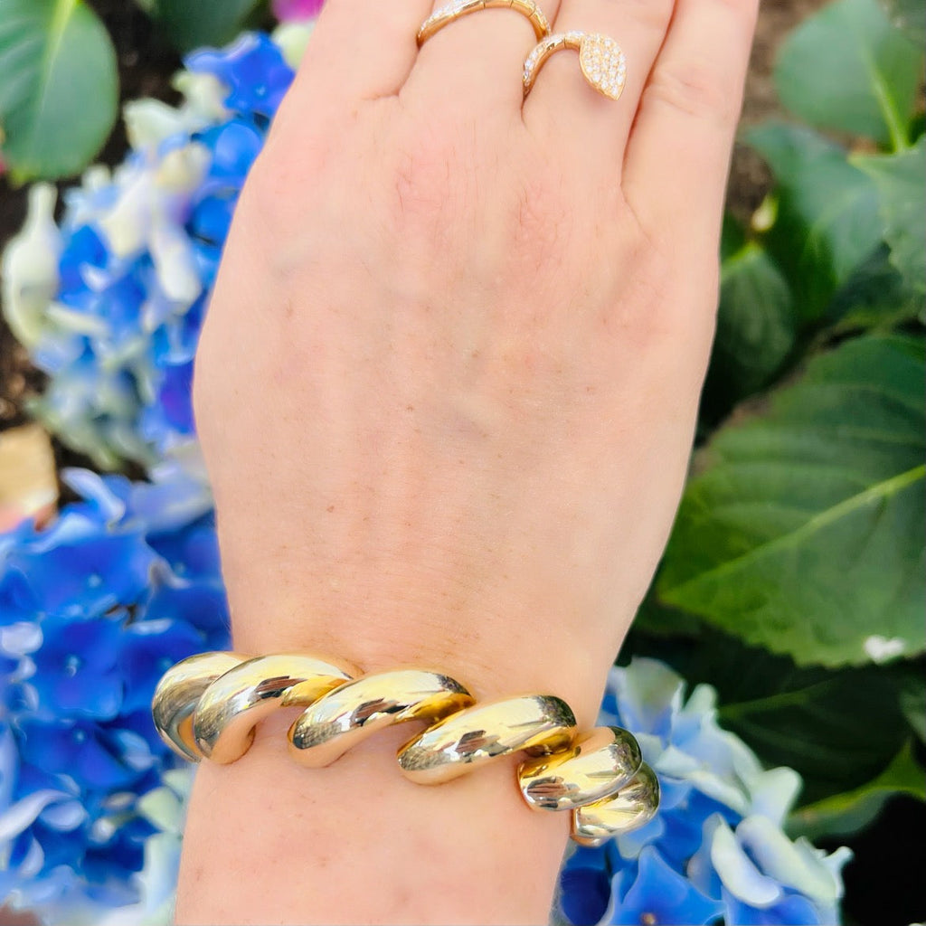 Italian 14k Gold San Marco Bracelet