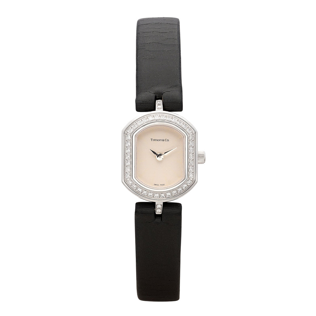 Tiffany & Co. Ladies Diamond & 18k White Gold Wristwatch