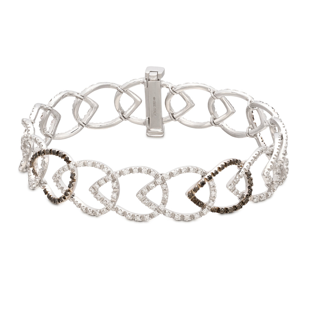 Alex Ball Diamond and 18K White Gold Bracelet