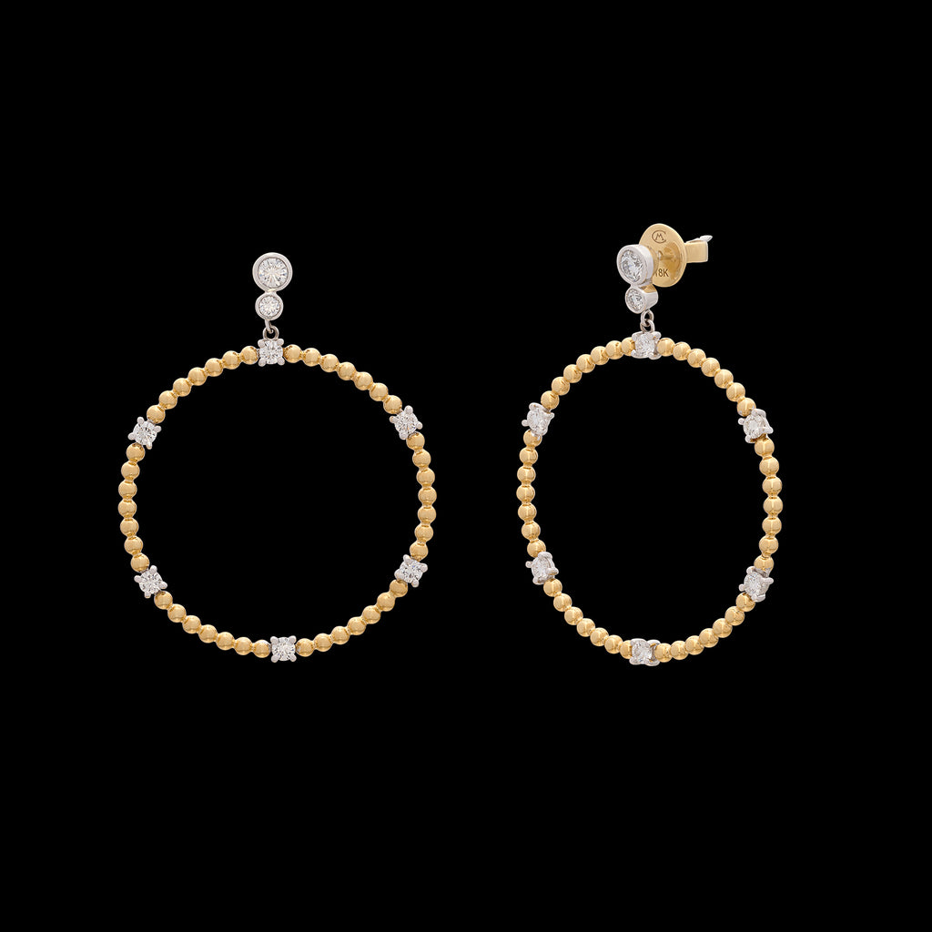 Maria Canale Diamond & 18k Gold 'Flapper' Earrings