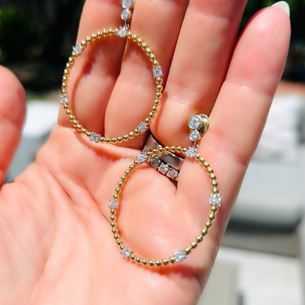 Maria Canale Diamond & 18k Gold 'Flapper' Earrings