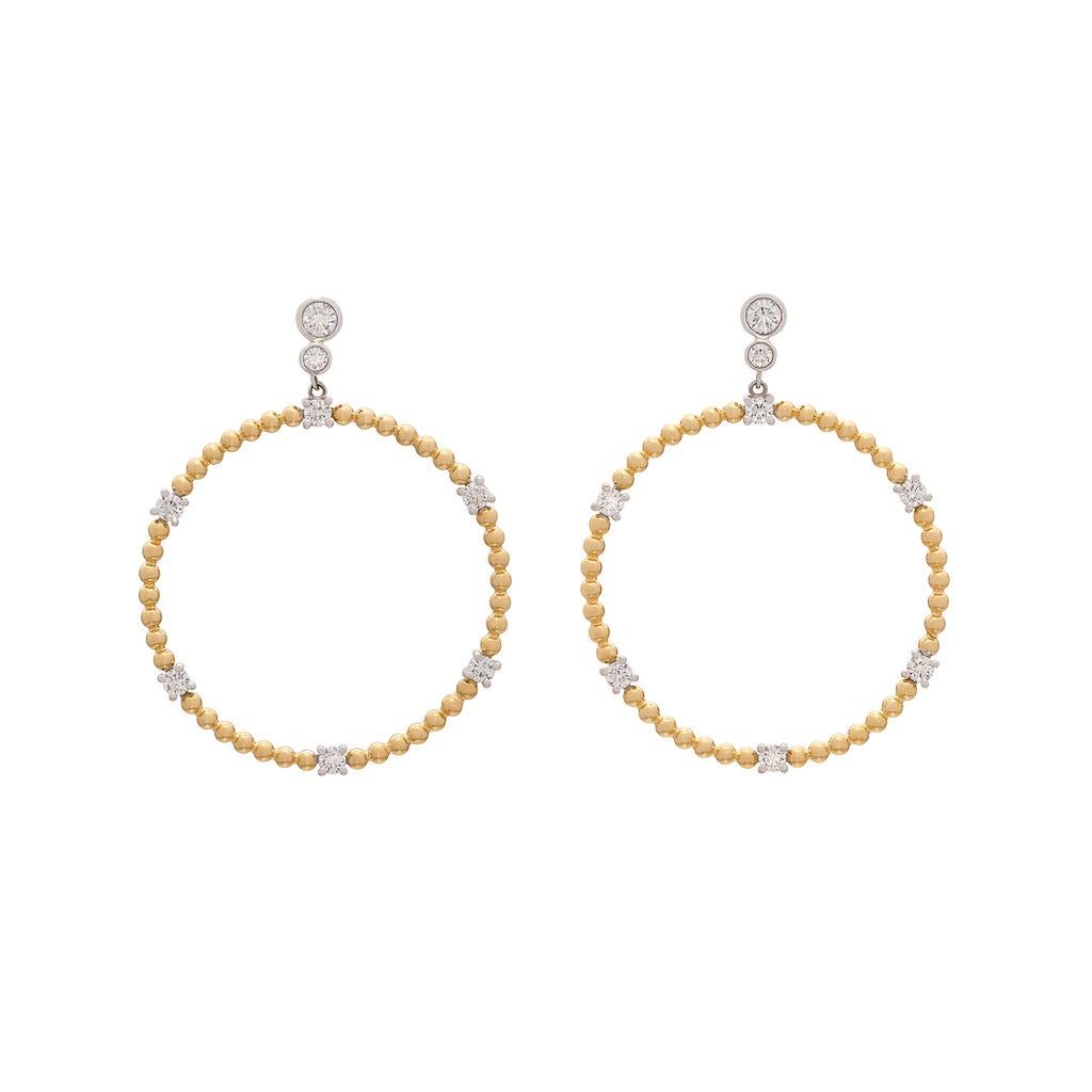 Maria Canale Diamond & 18k Gold 'Flapper' Earrings