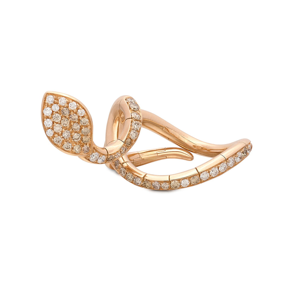 Pasquale Bruni Diamond & 18k Rose Gold Ring, Italy