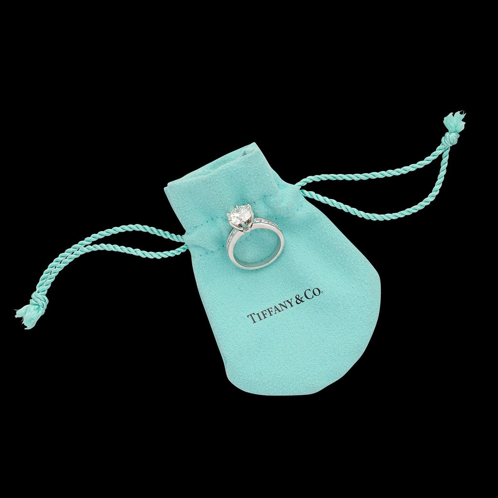 3.01 carat Diamond Platinum Ring by Tiffany & Co.