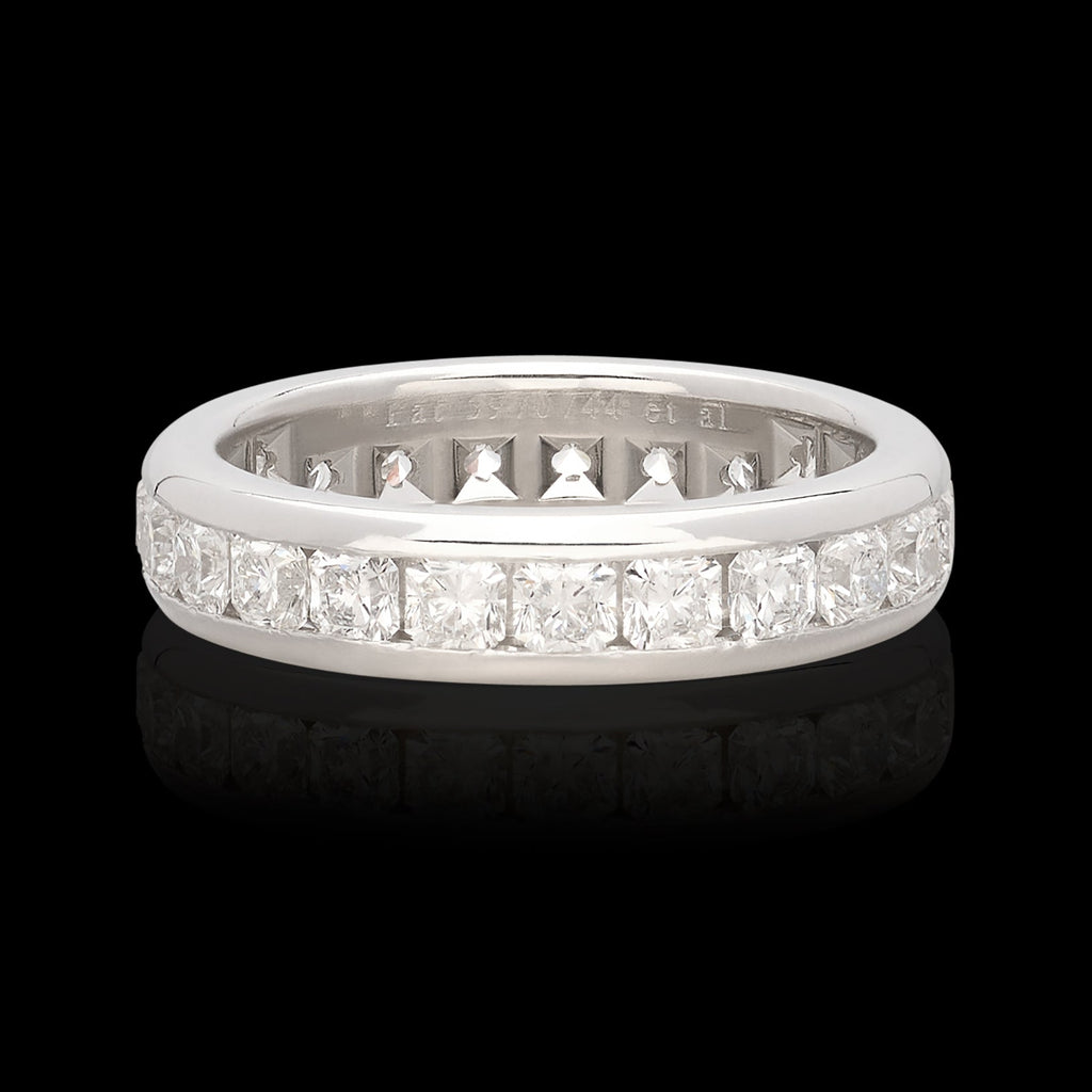 2.53ct Radiant Cut "Lucida" Eternity Band by Tiffany & Co