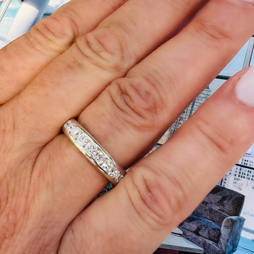 2.53ct Radiant Cut "Lucida" Eternity Band by Tiffany & Co