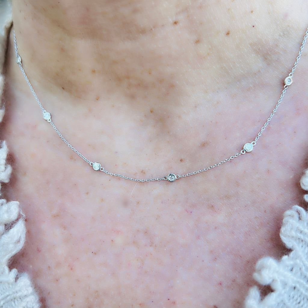 Diamonds by the Yard Necklace by Stephanie Gottlieb