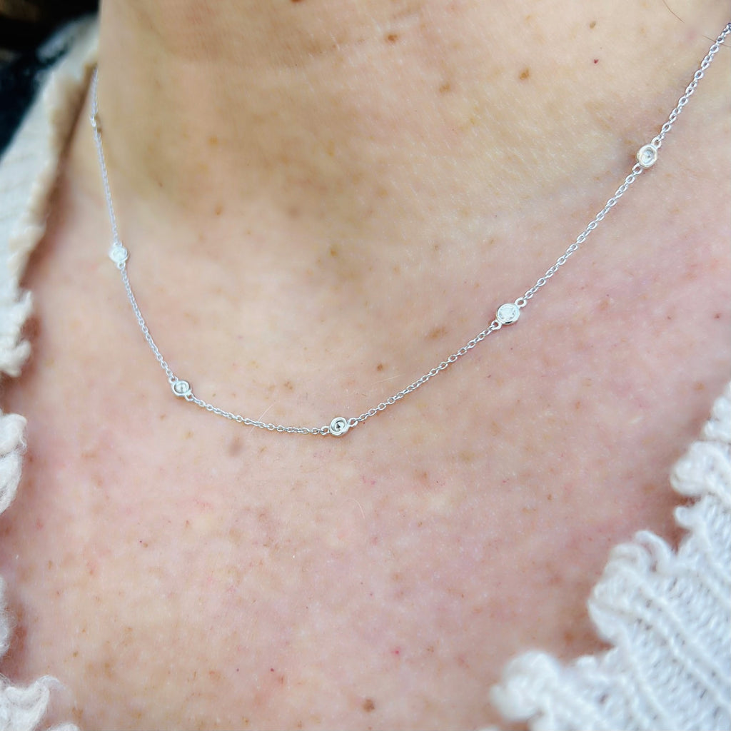 Diamonds by the Yard Necklace by Stephanie Gottlieb