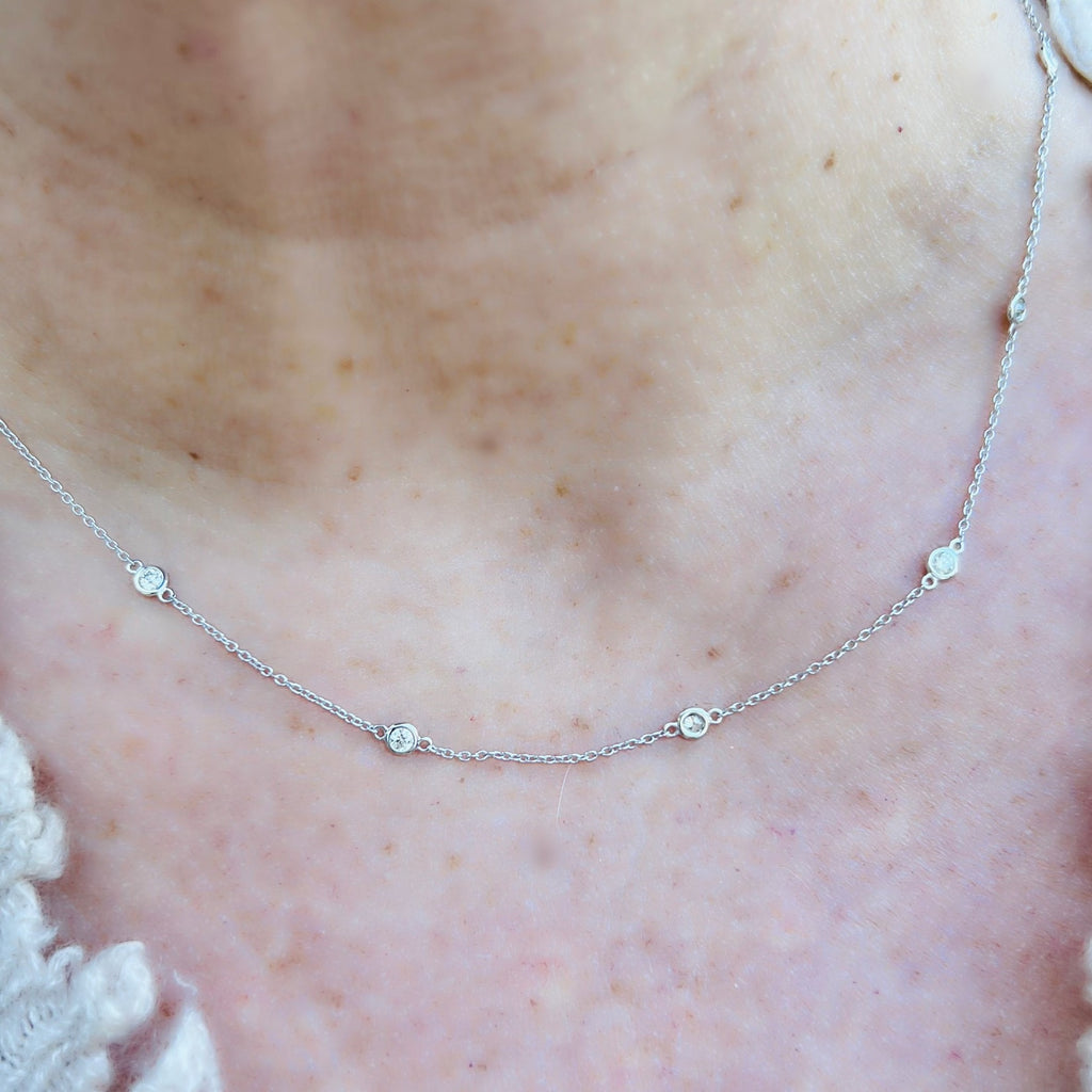 Diamonds by the Yard Necklace by Stephanie Gottlieb