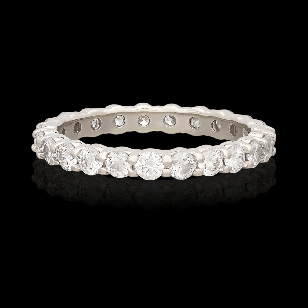 White Gold 1.44 carat Diamond Eternity Band