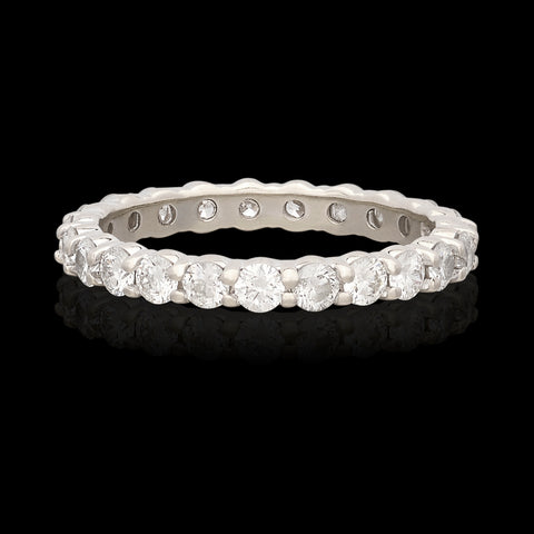 White Gold 1.44 carat Diamond Eternity Band