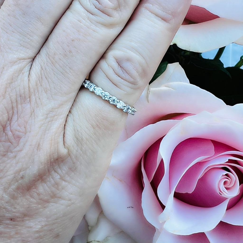 White Gold 1.44 carat Diamond Eternity Band