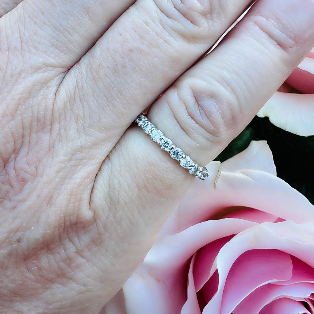 White Gold 1.44 carat Diamond Eternity Band