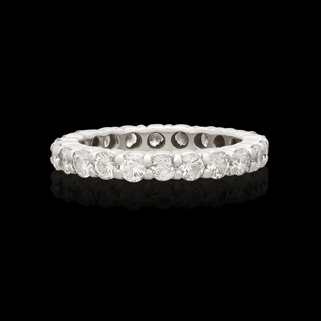 Platinum Diamond Eternity Band