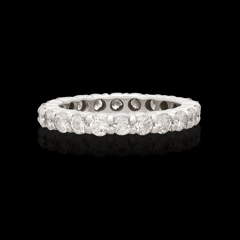 Platinum Diamond Eternity Band
