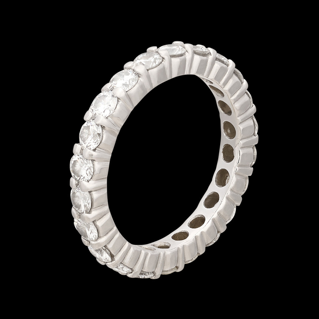 Platinum Diamond Eternity Band