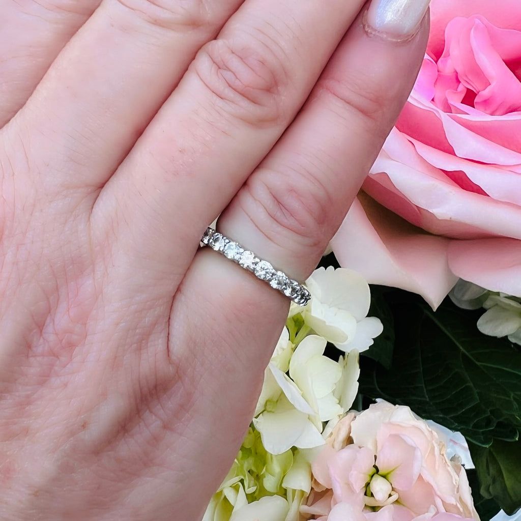 Platinum Diamond Eternity Band