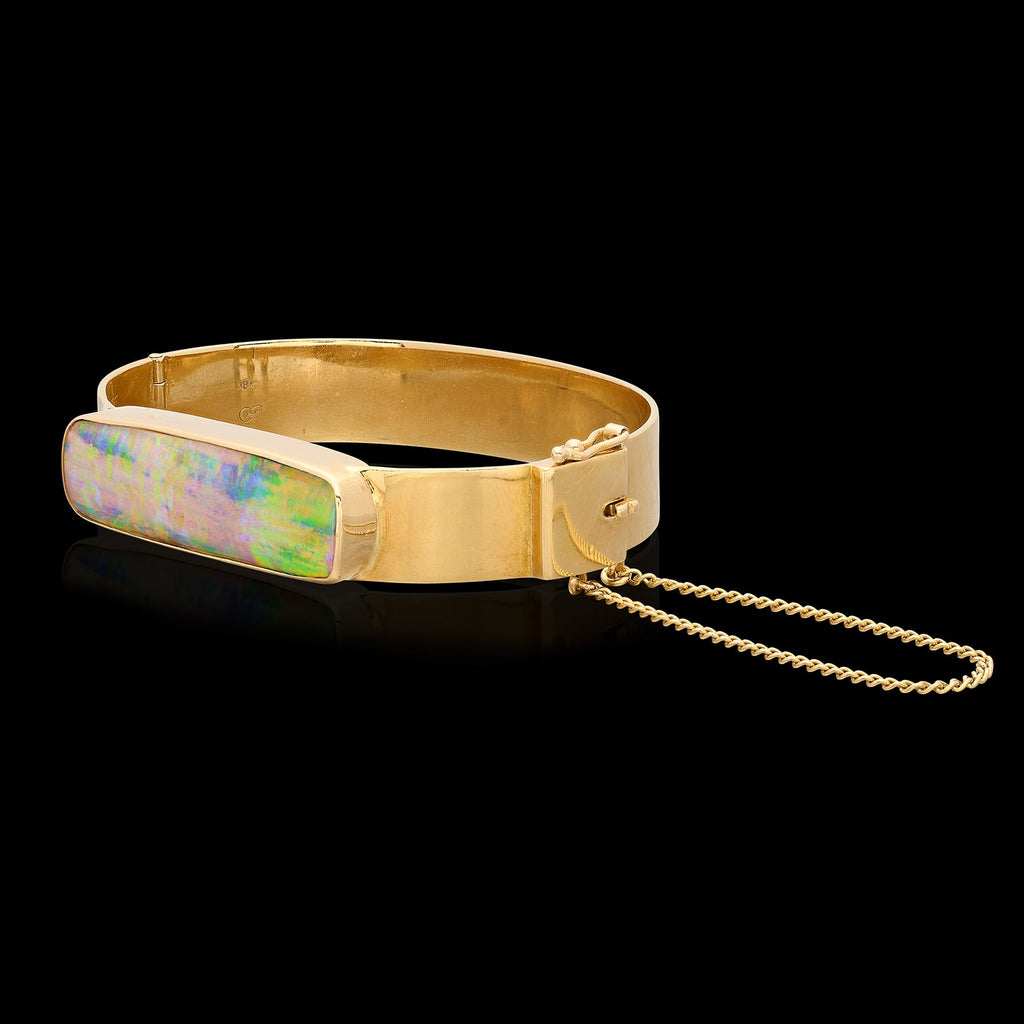 Australian Opal 18kt Yellow Gold Bracelet