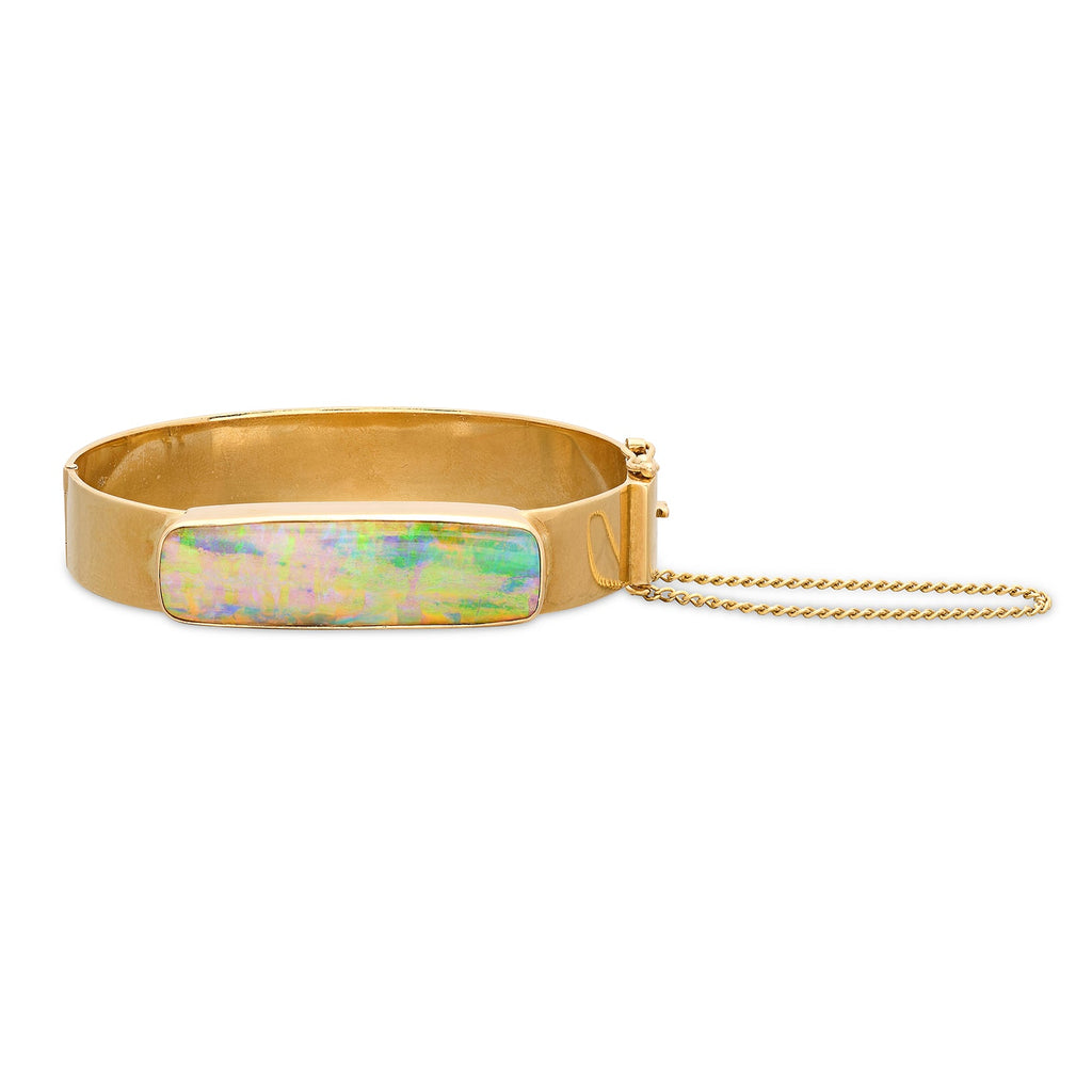 Australian Opal 18kt Yellow Gold Bracelet