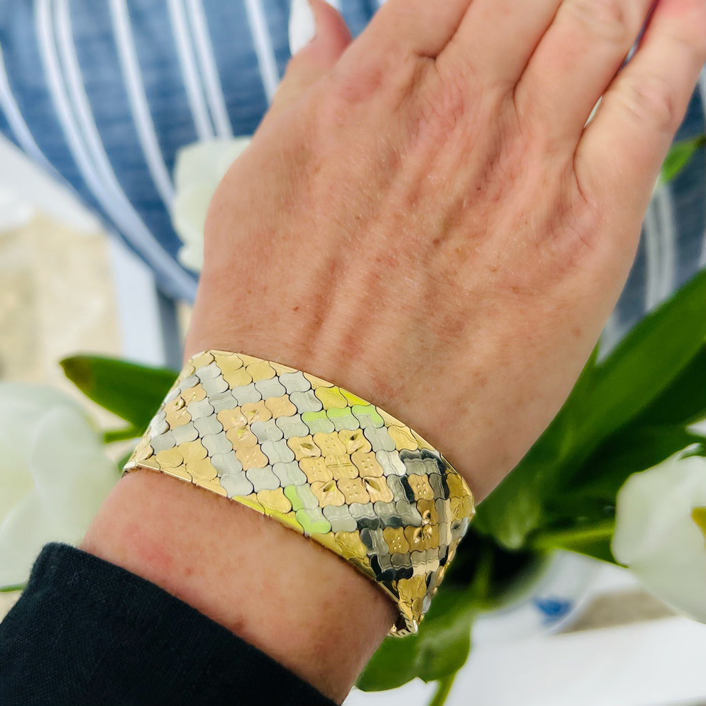 18 karat Estate Art Deco Gold Bracelet