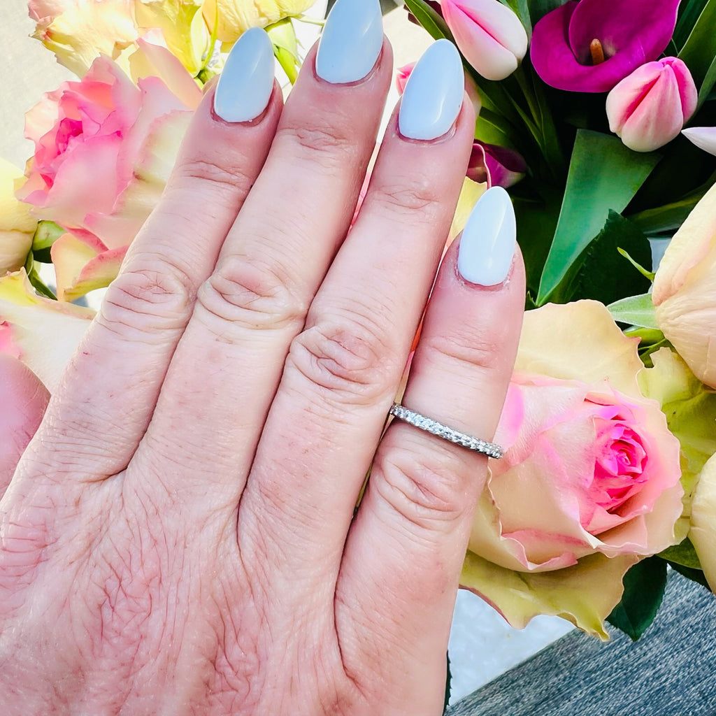 Platinum Diamond Eternity Band by Michael B.