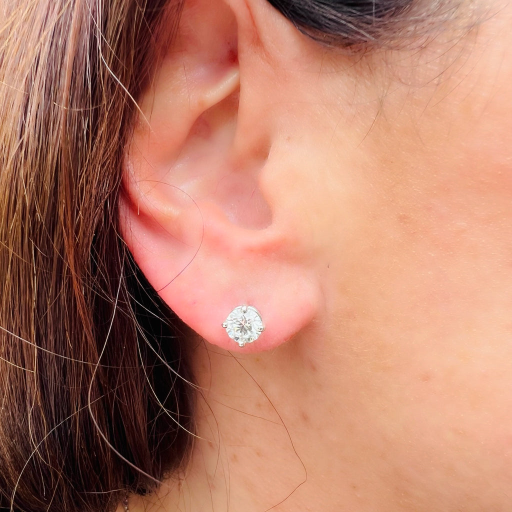 1.81cttw GIA Diamond Stud Earrings