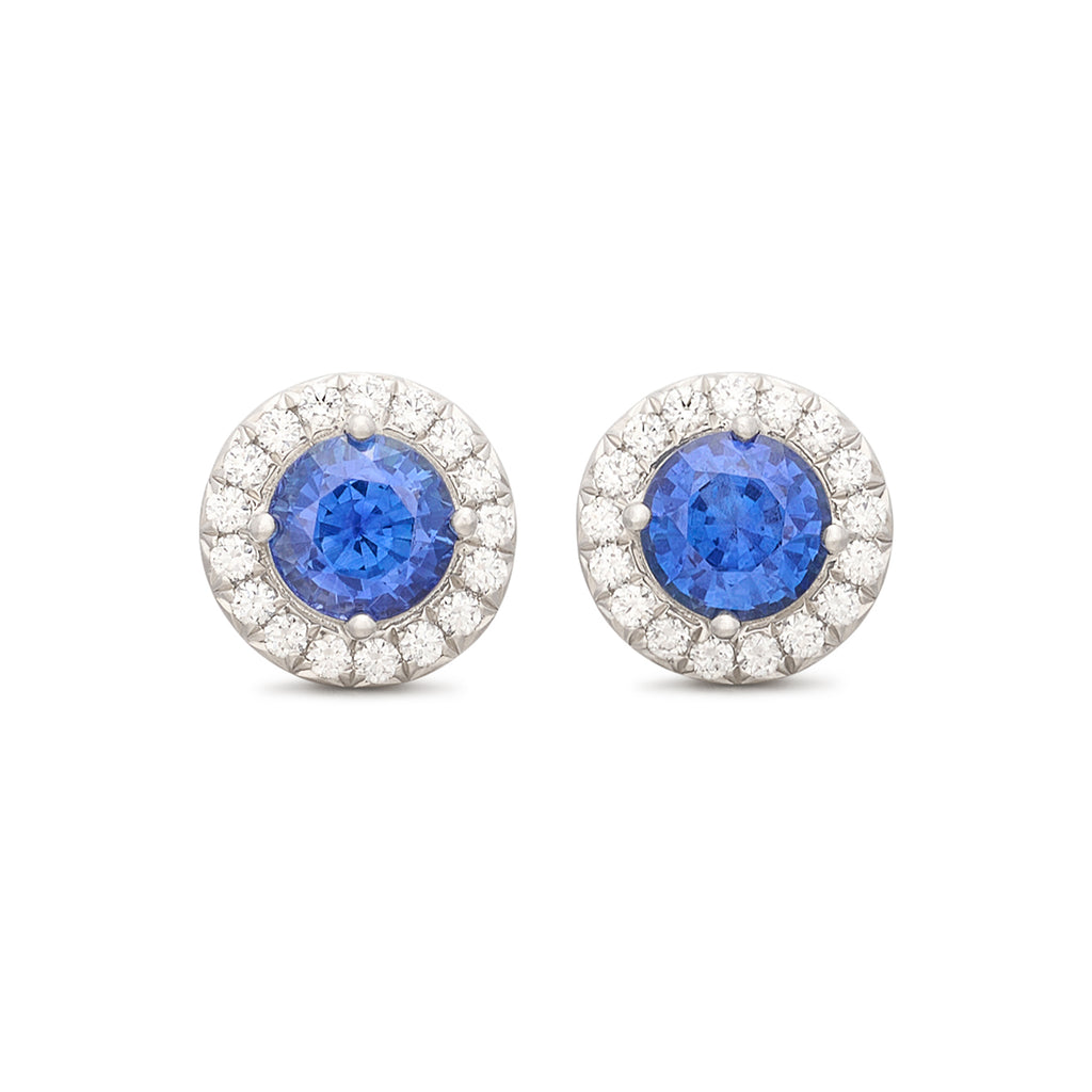"Soleste" Sapphire & Diamond Earrings by Tiffany & Co.