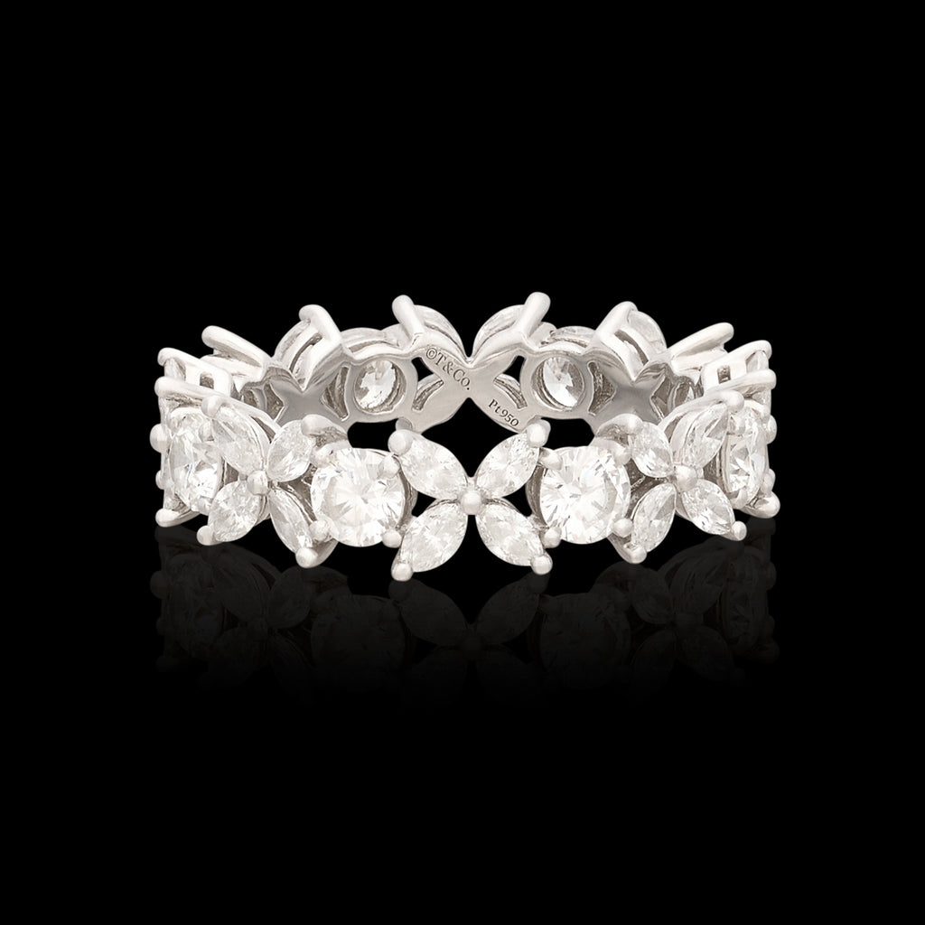Platinum Victoria Diamond Ring by Tiffany & Co