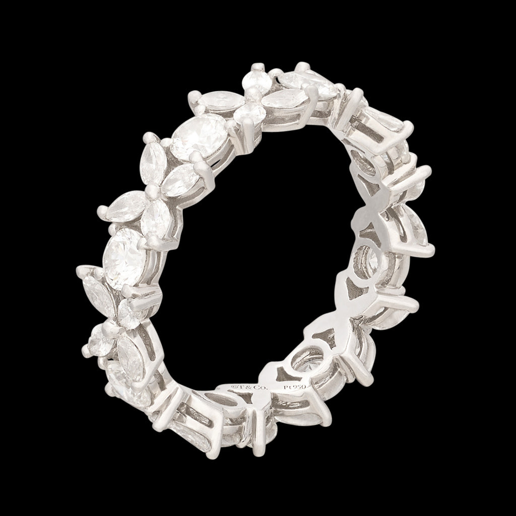 Platinum Victoria Diamond Ring by Tiffany & Co