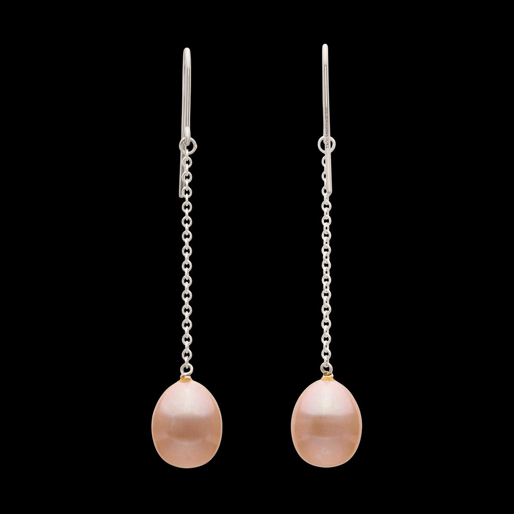 Pearl Drop Silver Earrings by Tiffany & Co.